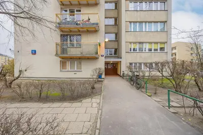Budynek, w którym mieści się apartament