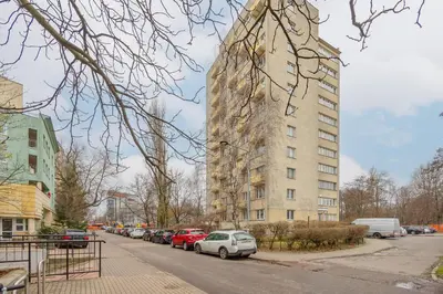 Budynek, w którym mieści się apartament