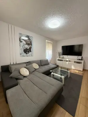 Część wypoczynkowa w obiekcie Saska Kępa Apartament LUX