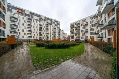 Budynek, w którym mieści się apartament