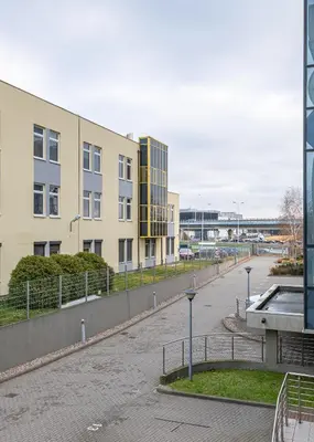 Budynek, w którym mieści się apartament