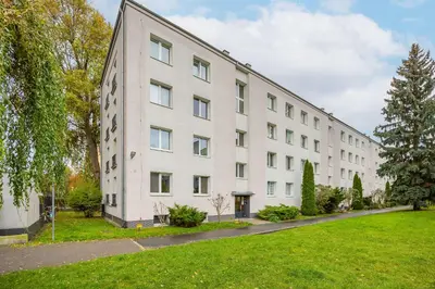 Budynek, w którym mieści się apartament