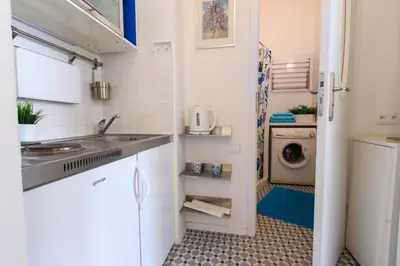 Kuchnia lub aneks kuchenny w obiekcie Rental Apartments Poznańska