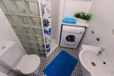 Łazienka w obiekcie Rental Apartments Poznańska