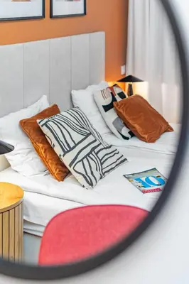 Łóżko lub łóżka w pokoju w obiekcie Sobieskiego 109 by Homeprime