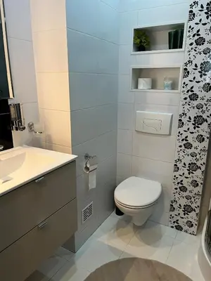 Łazienka w obiekcie Apartament z widokiem Pereca 2
