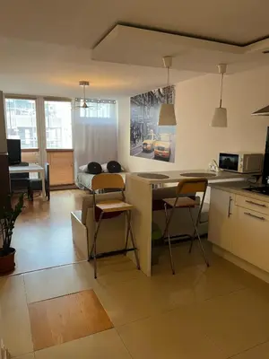 Kuchnia lub aneks kuchenny w obiekcie Apartament z widokiem Pereca 2
