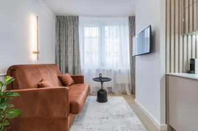 Telewizja i/lub zestaw kina domowego w obiekcie Apartament JEROZOLIMSKIE 89 Centrum Warszawy w pełni wyposażone