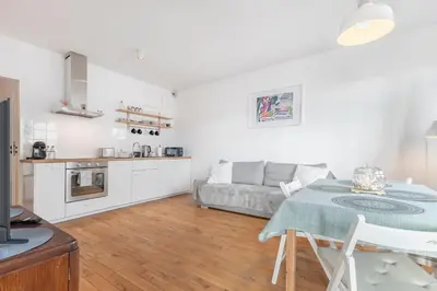 Kuchnia lub aneks kuchenny w obiekcie Apartament Zwierz