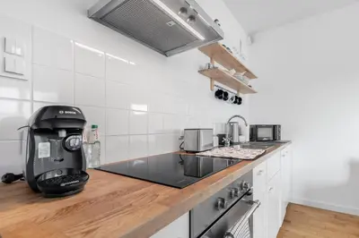 Kuchnia lub aneks kuchenny w obiekcie Apartament Zwierz