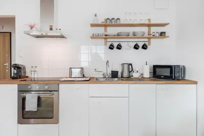 Kuchnia lub aneks kuchenny w obiekcie Apartament Zwierz