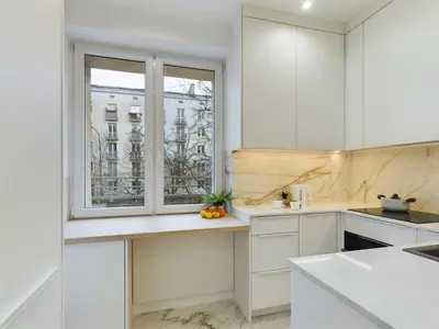 Kuchnia lub aneks kuchenny w obiekcie Cosy Studio in the Capital by Noclegi Renters