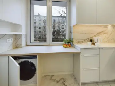 Kuchnia lub aneks kuchenny w obiekcie Cosy Studio in the Capital by Noclegi Renters