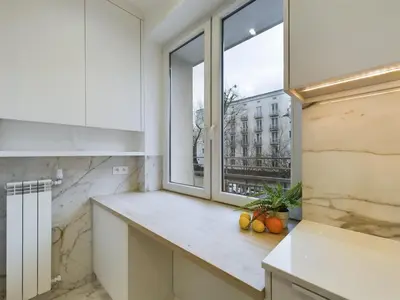 Kuchnia lub aneks kuchenny w obiekcie Cosy Studio in the Capital by Noclegi Renters
