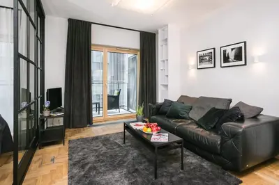 Część wypoczynkowa w obiekcie Close-Golden Apartments - Mennica Residence, 1-Bedroom in City Center # 140