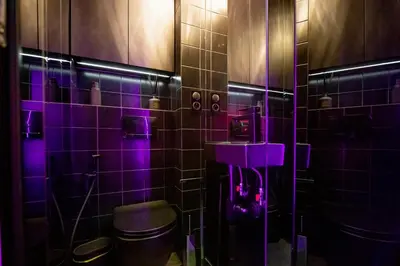 Łazienka w obiekcie No Limits House - Apartament BDSM Red Desire