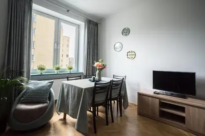 Telewizja i/lub zestaw kina domowego w obiekcie Old Town Heart XXII - New Town