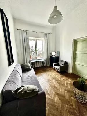 Część wypoczynkowa w obiekcie Old Town Elegance Central Warsaw Retreat