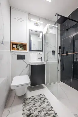 Łazienka w obiekcie Metro Ratusz Arsenał Deluxe Apartment by BookingHost