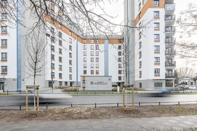 Budynek, w którym mieści się apartament