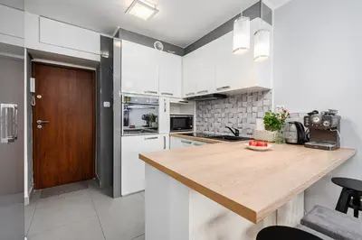 Kuchnia lub aneks kuchenny w obiekcie ShortStayPoland Ogrodowa B144