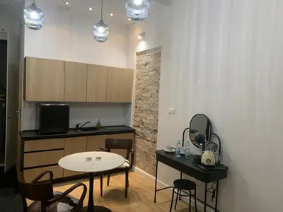 Kuchnia lub aneks kuchenny w obiekcie Apartament w Centrum Warszawy