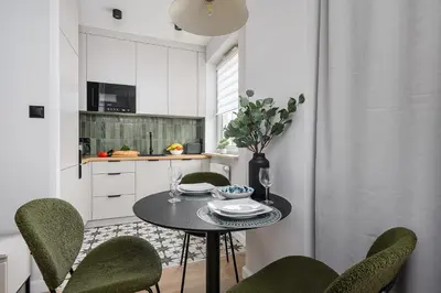 Kuchnia lub aneks kuchenny w obiekcie P&O Apartments Stegny - Mokotów