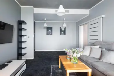 Telewizja i/lub zestaw kina domowego w obiekcie P&O Apartments Kolejowa IV
