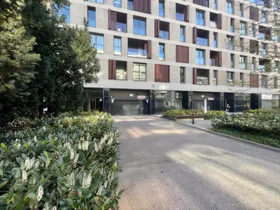 Budynek, w którym mieści się apartament