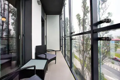Balkon lub taras w obiekcie P&O Apartments Zachodni III