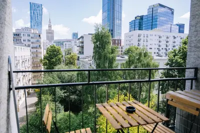 Budynek, w którym mieści się apartament