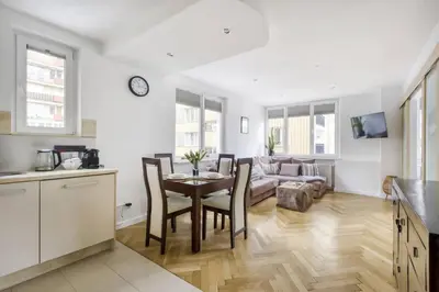 Kuchnia lub aneks kuchenny w obiekcie Blush Suites City Center Nowogrodzka