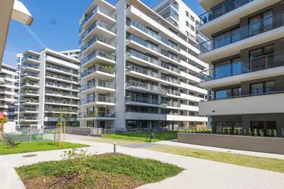 Budynek, w którym mieści się apartament