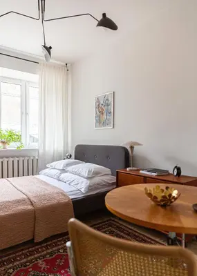 Część wypoczynkowa w obiekcie Urban Grey Essence Apartment