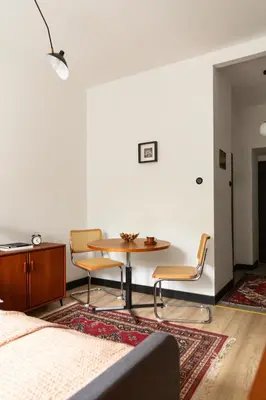 Część wypoczynkowa w obiekcie Urban Grey Essence Apartment