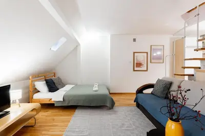 Część wypoczynkowa w obiekcie Warsaw Concierge Podwale
