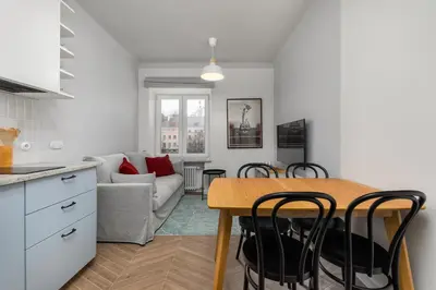 Kuchnia lub aneks kuchenny w obiekcie Garbarska 7 by Homeprime