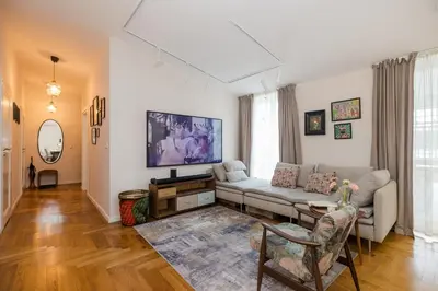 Telewizja i/lub zestaw kina domowego w obiekcie ShortStayPoland Mała B169
