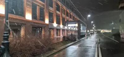 Budynek, w którym mieści się apartament
