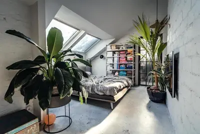 Łóżko lub łóżka w pokoju w obiekcie Apartament Centrum Warszawa 120 m
