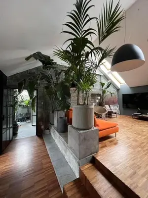 Część wypoczynkowa w obiekcie Apartament Centrum Warszawa 120 m
