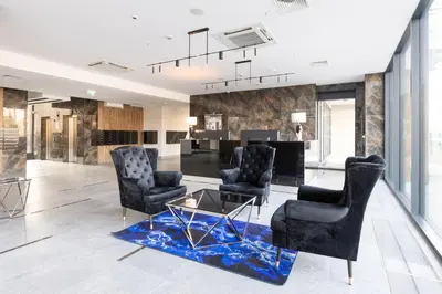 Część wypoczynkowa w obiekcie SuperApart Modern Stay Ursynów Pileckiego - Parking w cenie