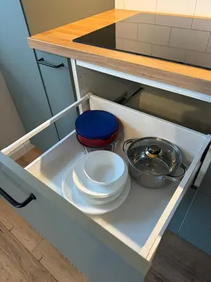 Plan piętra w obiekcie Przytulne mieszkanie Praga Północ 2 sypialnie
