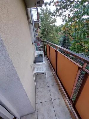 Balkon lub taras w obiekcie Cosy apartment Muranów