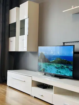 Telewizja i/lub zestaw kina domowego w obiekcie LUX apartament