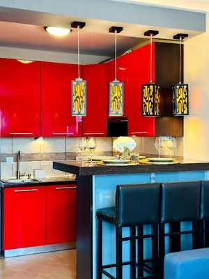 Kuchnia lub aneks kuchenny w obiekcie LUX apartament