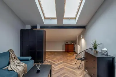 Część wypoczynkowa w obiekcie Close-Urban Chic - Praga Północ - Warsaw Stays&Marcinkowskiego 3
