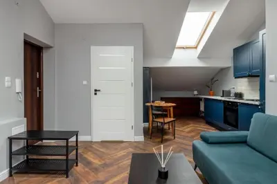Kuchnia lub aneks kuchenny w obiekcie Close-Urban Chic - Praga Północ - Warsaw Stays&Marcinkowskiego 3