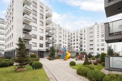Budynek, w którym mieści się apartament