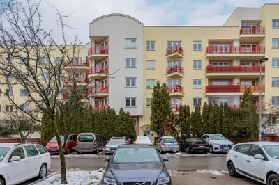 Budynek, w którym mieści się apartament